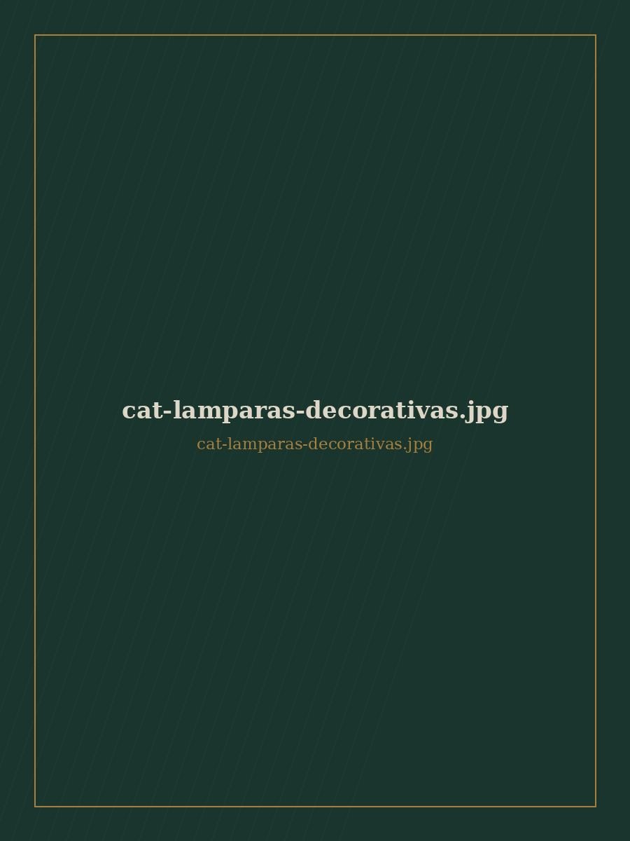 Lámparas Decorativas